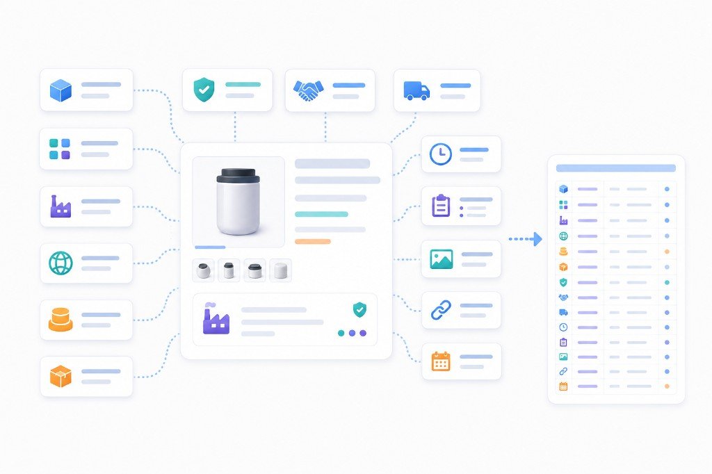 Alibaba product supplier pricing trade and collection data fields