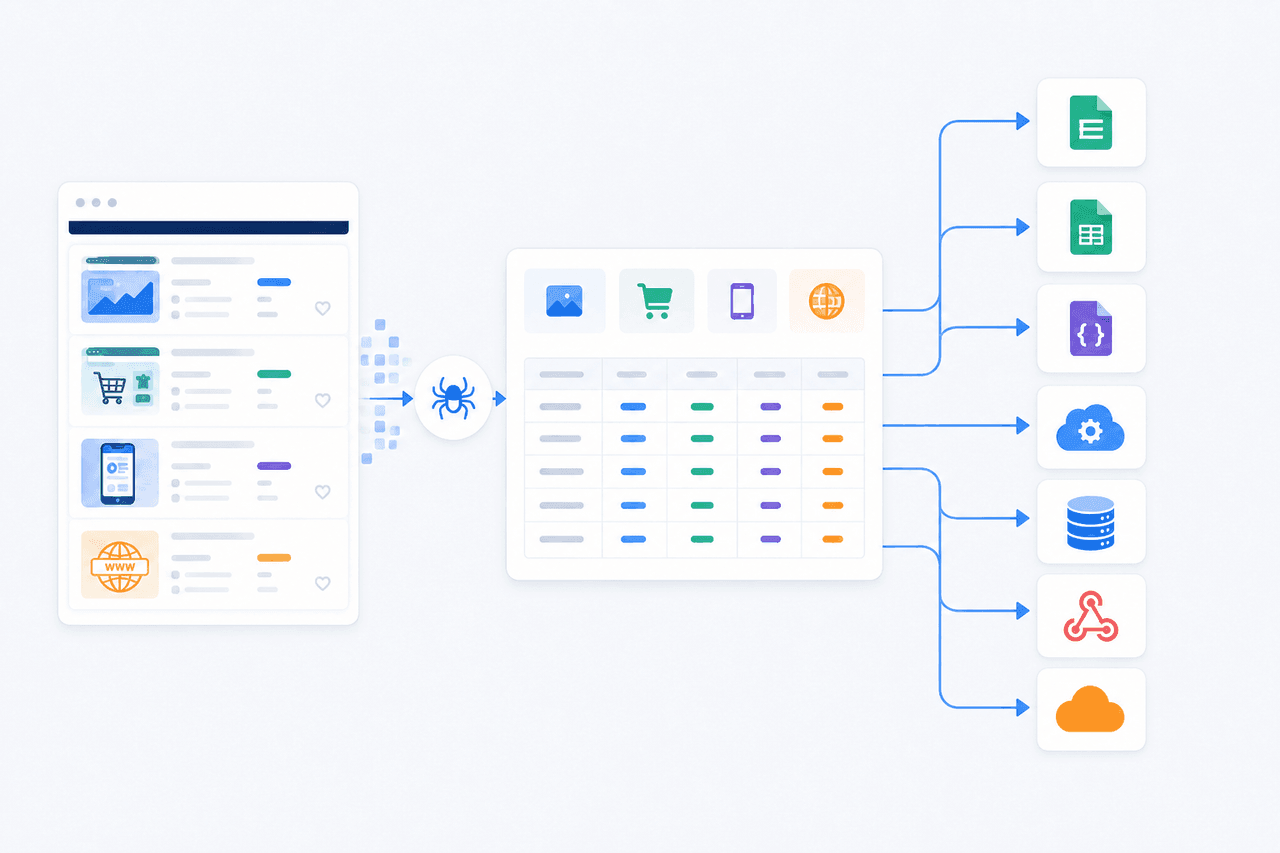 Flippa data delivery to CSV APIs databases dashboards and cloud systems