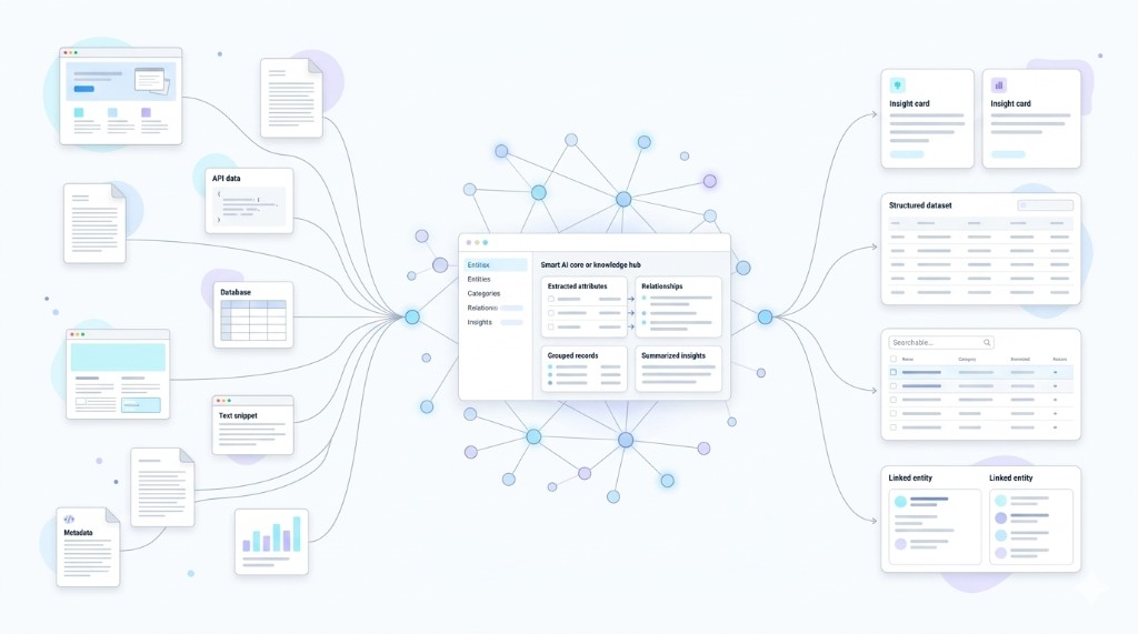 Extract meaningful information from any website
