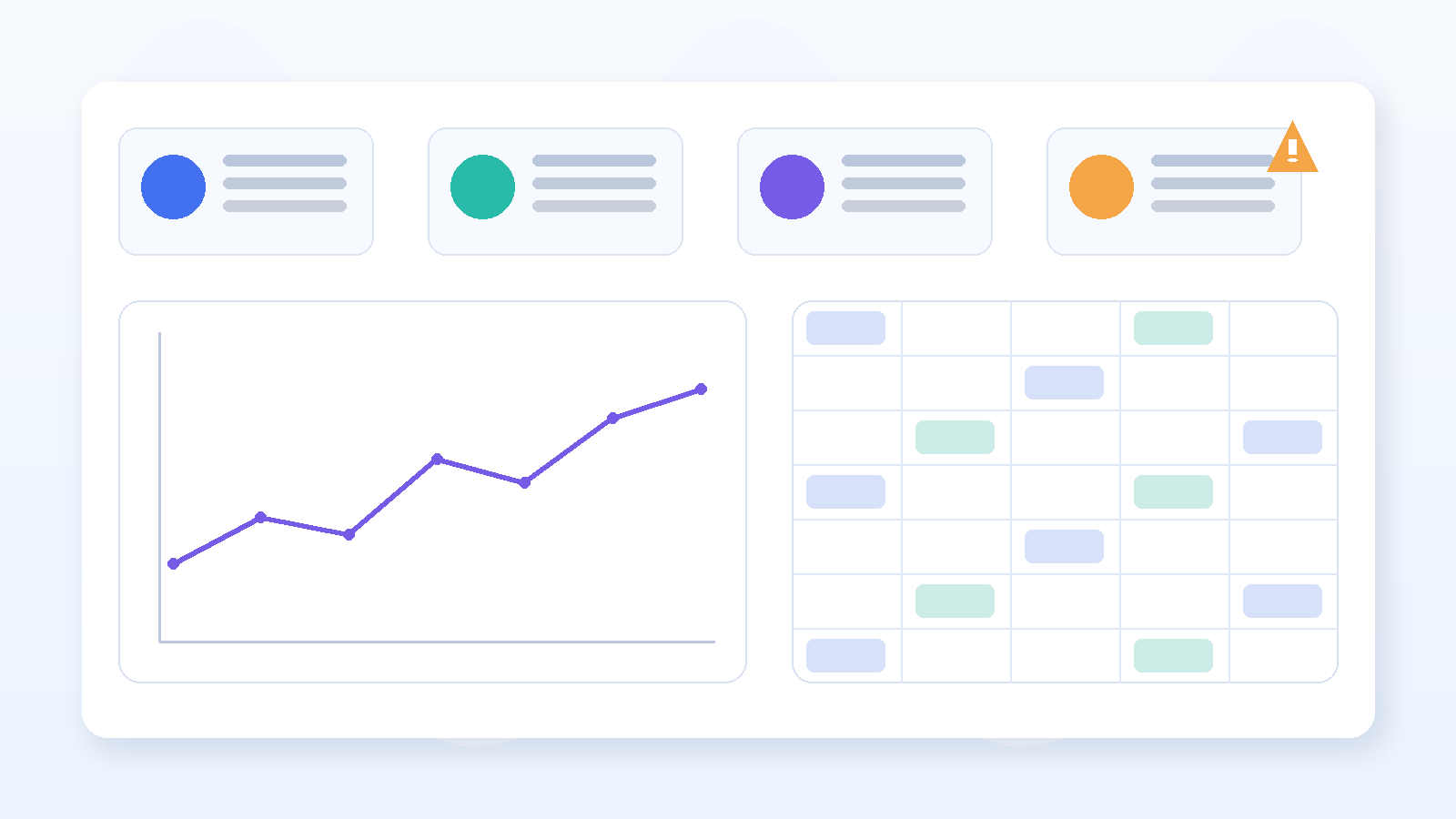 Sample price compliance monitoring dashboard with violations and evidence