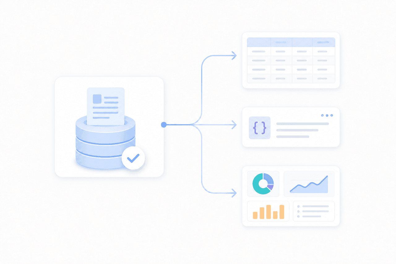 Structured press-release data delivery to files APIs databases and warehouses
