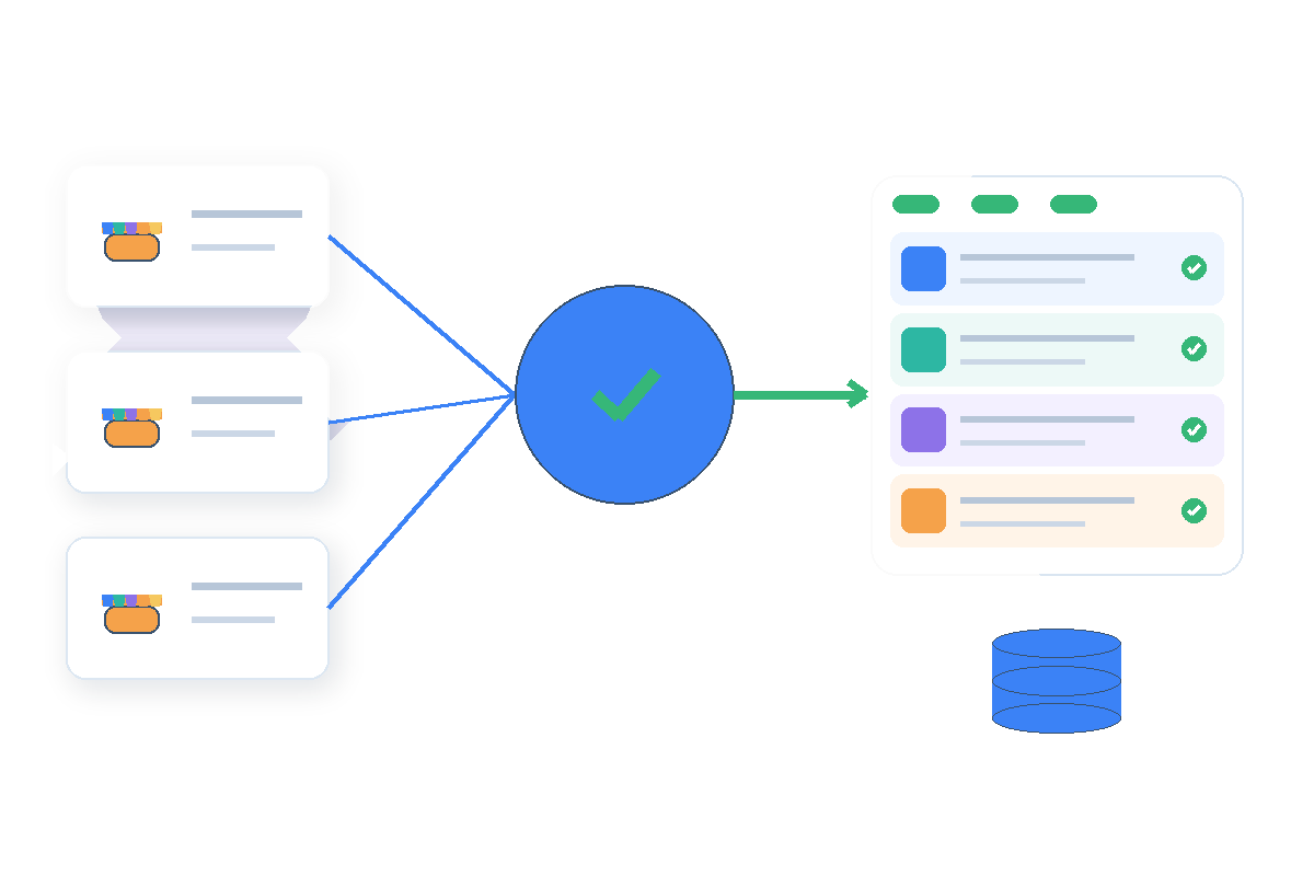 Structured restaurant, menu and store data output