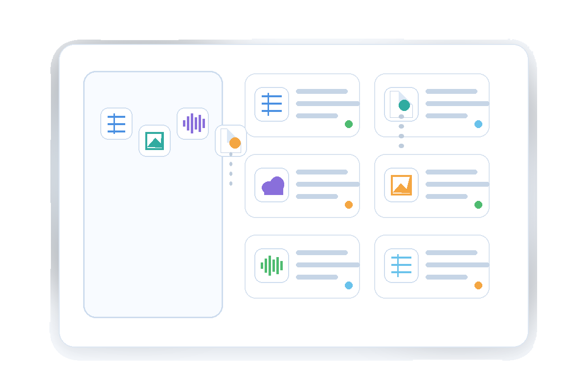 Structured machine learning dataset records