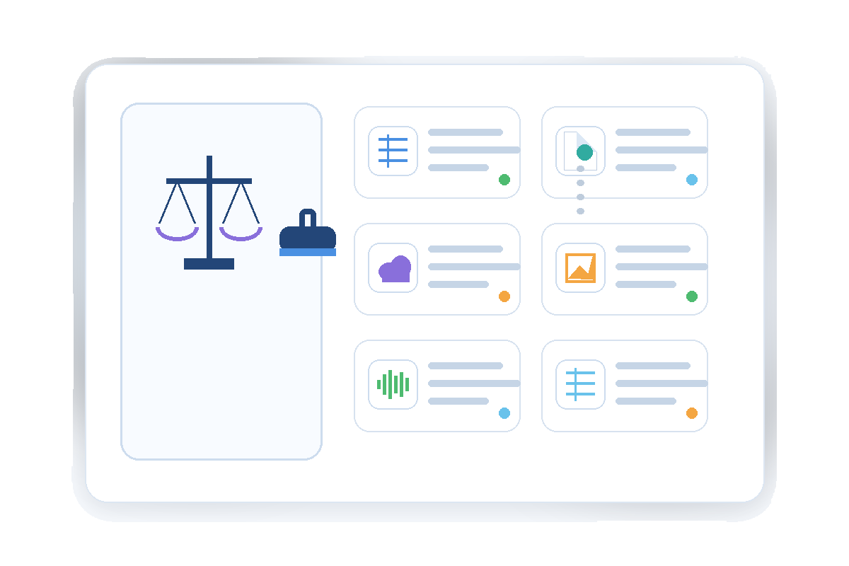 Structured law firm and lawyer records