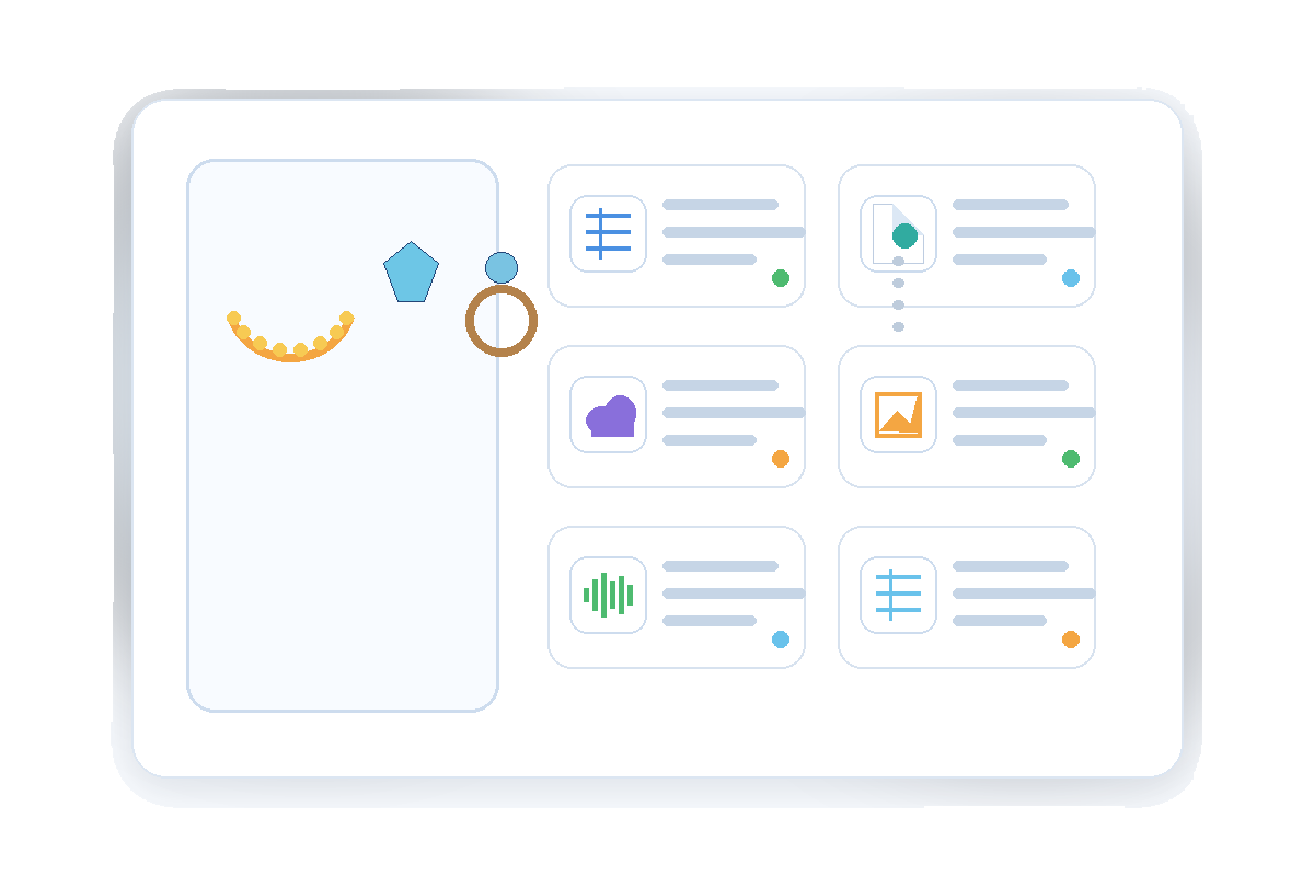 Structured jewelry supply product records