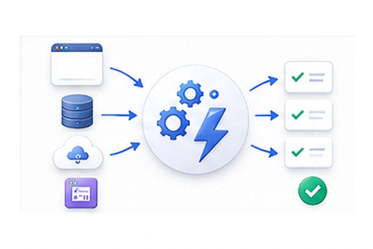 AI-powered workflow automation orchestrating validation enrichment and delivery