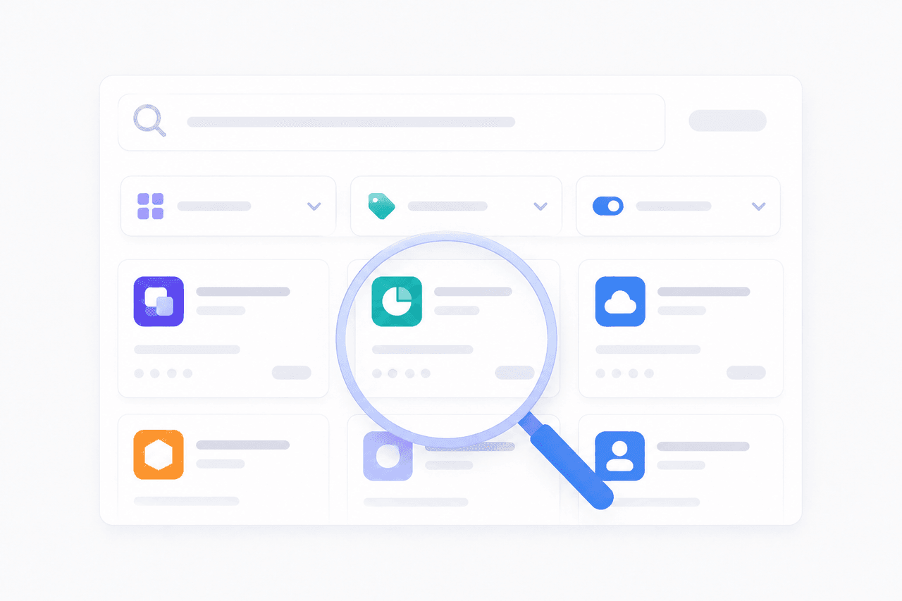 Illustrative structured output from Stripe App Marketplace listings