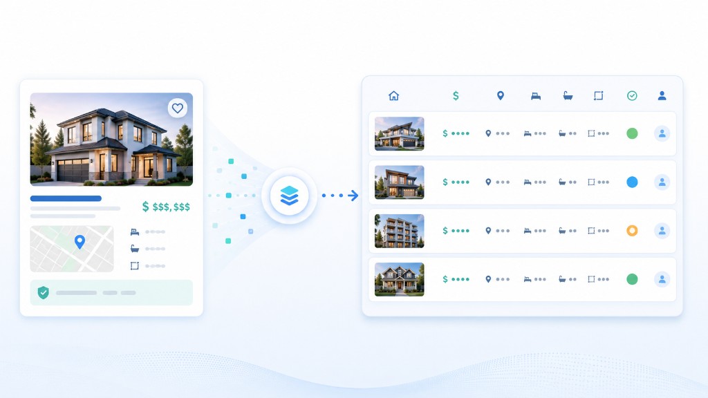 Zillow property listing data transformed into structured real estate pricing and market intelligence datasets